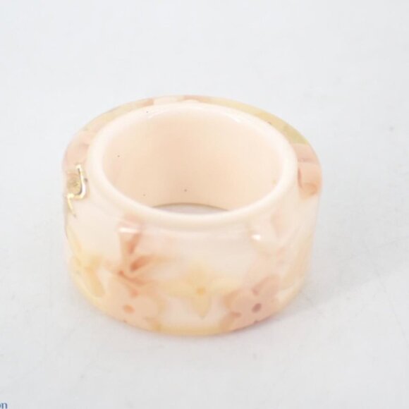 Louis Vuitton LV Monogram Pink Inclusion Farandole Ring - Size 10 - Picture 2 of 3